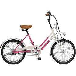 自転車(20型) VG200 1C70AF0(ピンク&アイボリー) Relaxy Bike VEGAS(シングル)