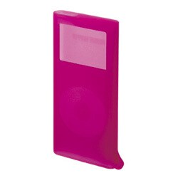 PDA-IPOD25P (ピンク) [2nd iPod nano専用 シリコンケースセット]