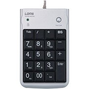 USBハブ内蔵テンキーボード シルバー TNK-SUH221SL
