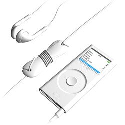 SUMLN2GSK-WT (ホワイト) [2nd iPod nano専用 シリコンケース+アクセサリーセット] Loop
