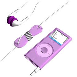 SUMLN2GSK-PL (パープル) [2nd iPod nano専用 シリコンケース+アクセサリーセット] Loop