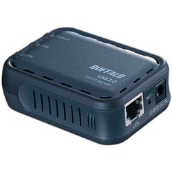 IEEE802.3u(100BASE-TX)/IEEE802.3(10BASE-T)準拠 双方向通信対応 プリントサーバ LPV3-U2S