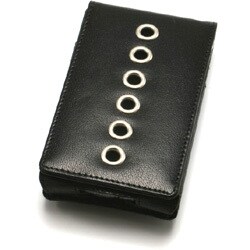 TUN-IP-100094 [iPod 5G用 レザーケース] PRIE Rawhide 5G Black Nappa Leather 6 eyelets