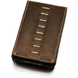 TUN-IP-100095 [iPod 5G用 レザーケース] PRIE Rawhide 5G Distressed Leather Thread stitch