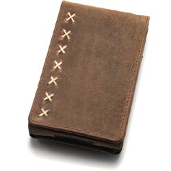 TUN-IP-100096 [iPod 5G用 レザーケース] PRIE Rawhide 5G Tan Hunter Leather Cross stitch