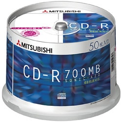 データ用CD-R 700MB 48倍速 インクジェット対応ワイド スピンドルケース 50枚 SR80SP50