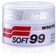 カーワックス（WAX） ニューソフト99 ホワイト用 ハンネリタイプ 自動車塗膜の保護・艶出し用 スポンジ付属 内容量：350g 00020