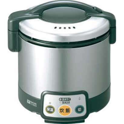 ガス炊飯器 1.0L 1～5.5合 こがまる ジャー付 都市ガス用 1-111-R511