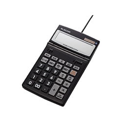 電卓テンキーパッド 大 ブラック TK-DE3UBK