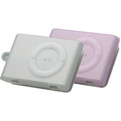 HIP-27 (ホワイト/ピンク) [iPod shuffle(aluminum)専用 シリコンケースセット]
