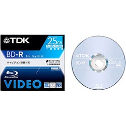 録画用 BD-R Ver.1.1 1-2倍速 25GB 1枚 BDV-R25S