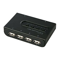 USB切替器 パソコン2台-USB機器4台 ACSU24S