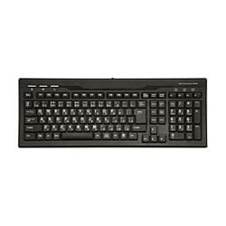 USB接続 フルキーボード 薄型 ブラック DPKF8UBK