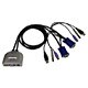 PS/2＆USBクロスインタフェース・VGA(アナログRGB)・Audio対応 パソコン自動切替器 2台用 CG-PC2KVMXAS