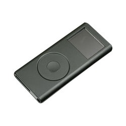 PNJ-22 (マットブラック) [2nd iPod nano専用 シリコンケースセット]