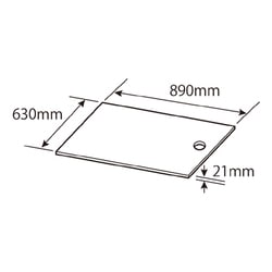 ヨドバシ.com - 日立 HITACHI HSB-890 [洗濯機用補強板890×630mm] 通販