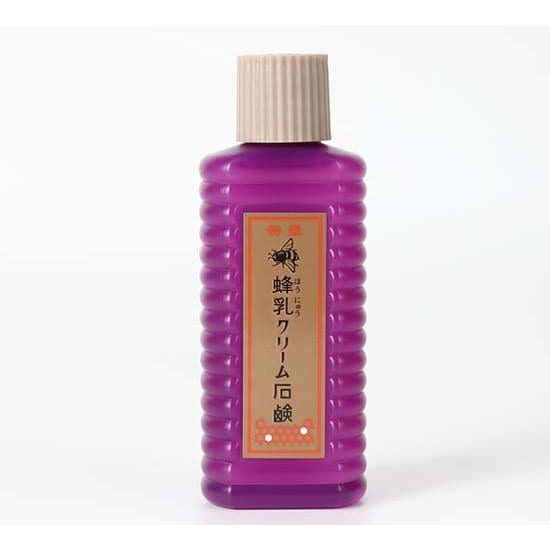 蜂乳クリーム石鹸 特選 80ml [液体洗顔料 普通肌・乾燥肌用]