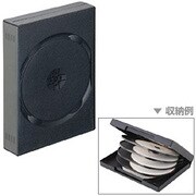 DVDケース 1ケース10枚収納可能 ブラック DVD-A009BK