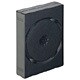 DVDケース 1ケース12枚収納可能 3ケースセット ブラック DVD-A010-3BK