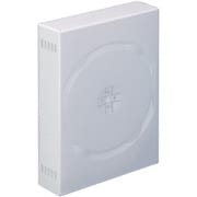 DVDケース 1ケース12枚収納 ホワイト DVD-A010W