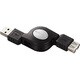 USB2.0巻取りケーブル AAタイプ 0.8m USB-RLEA08B
