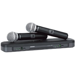 SHURE PG58 PG88 ワイヤレスマイク 受信機セット