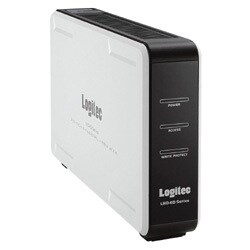 eSATA&USB 2.0接続 サイレント機能搭載 外付型 ハードディスク 750GB LHD-ED750SAU2
