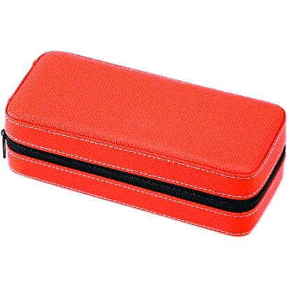 時計2本ケース PVC SP-30172OR ウォッチケース 2本 PVC オレンジ