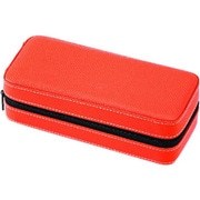 時計2本ケース PVC SP-30172OR ウォッチケース 2本 PVC オレンジ