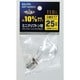 白熱電球 ミニクリプトン球 E17口金 110V 25W形（22W） 35mm径 クリア GKP-H22H/C