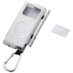 AVD-LCRANN2WH (ホワイト) [iPod nano(1st/2nd)用 ソフトレザーケースセット]
