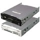 34ピン/USB2.0接続 3.5インチベイ内蔵用FD＋18 in 1カードリーダー ホワイト YD-8V08-WH
