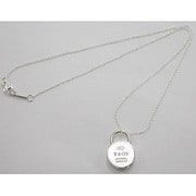 19710475 SILVER 1837 ラウンドロックチャームネックレス