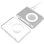 SUMLS2G-WT (クリア＆ホワイト) [iPod shuffle(aluminum)専用 シリコンケース 2個セット] Loop