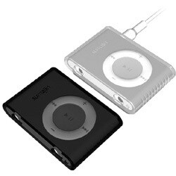 SUMLS2G-BK (クリア＆ブラック) [iPod shuffle(aluminum)専用 シリコンケース 2個セット] Loop