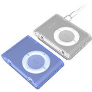 SUMLS2G-BL (クリア＆ブルー) [iPod shuffle(aluminum)専用 シリコンケース 2個セット] Loop