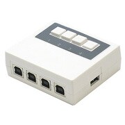 USB2.0対応切替器 PC4台-USB機器1台 US41WH