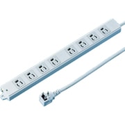 工事物件タップ 3P 抜け止め マグネット L型プラグ・8個口 3m TAP-KE8L-3