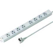 工事物件タップ 3P ノーマル L型プラグ マグネット・8個口 3m TAP-KE8NL-3