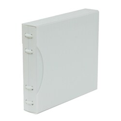 リムーバブルファイル DVD/CD用 16枚収納 ホワイト ECDF16WH