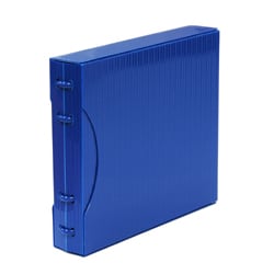 リムーバブルファイル DVD/CD用 16枚収納 ブルー ECDF16BL