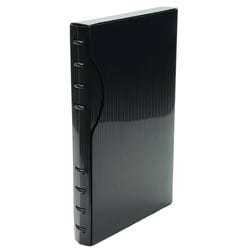 リムーバブルファイル DVD/CD用 32枚収納 ブラック ECDF32BK