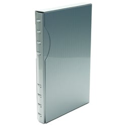 リムーバブルファイル DVD/CD用 32枚収納 シルバー ECDF32SV