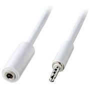 iPod オーディオケーブル 3.5mm4極ミニプラグ-3.5mmステレオミニジャック 1.5m KB-IPA3-15
