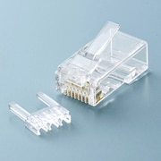 カテゴリ6 RJ-45コネクタ 単線用 100個 ADT-6RJ-100