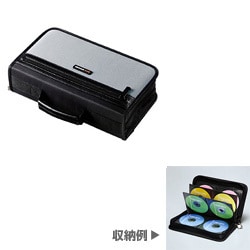 DVD/CDケース 96枚収納 グレー FCD-9603GY