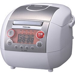 マイコン炊飯器（5.5合炊き） RC-10NMD-WT（ピュアホワイト）