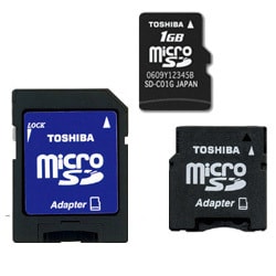 ヨドバシ Com 東芝 Toshiba Sd Mc001ga Microsdカード 1gb アダプターセット 通販 全品無料配達