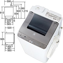 乾燥一体型洗濯機 6.0kg ES-TG60G-S