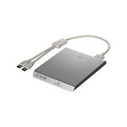 USB2.0対応 外付型 ポータブルDVDドライブ ±R片面2層対応 PC-AC-DU003C